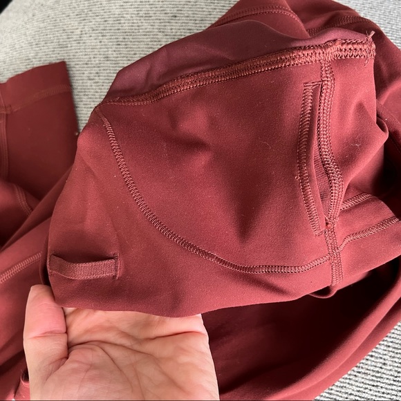 Lululemon Wunder Train 25” Leggings (Rust) - Picture 3 of 9